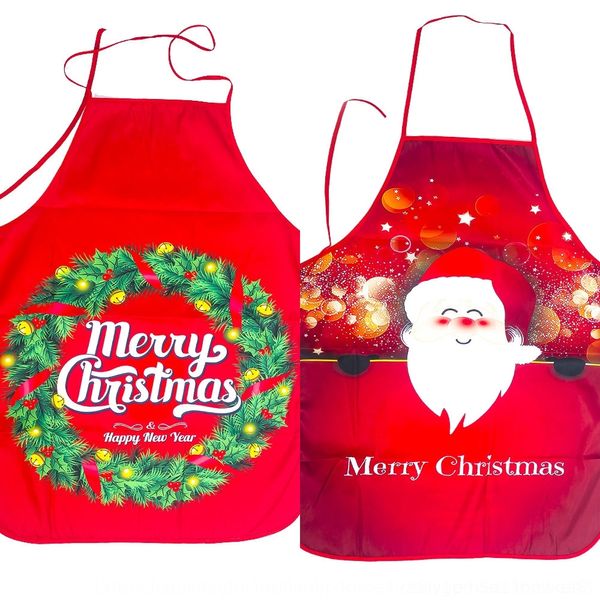 

qtnoj xibao christmas clothapron decorative cloth snowman christmas decorations cloth printing new decorative apron party atmosphere decorat