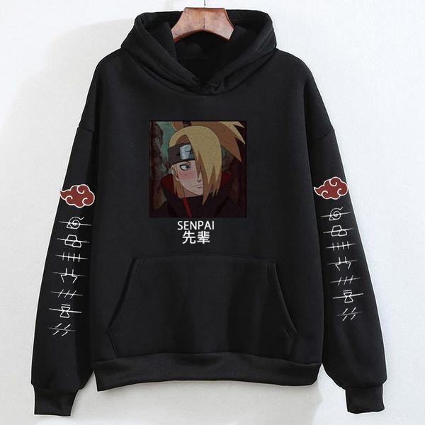 

sweatshirt /man sasuke casual hoodies winter autumn shipping uchiha senpai naruto pullovers drop women clothes plus size wbcsi, Black;white