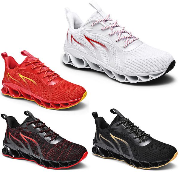 Scarpe da corsa non di marca da uomo rosso fuoco nero oro Bred Blade moda casual scarpe da ginnastica da uomo scarpe da ginnastica per sport all'aria aperta