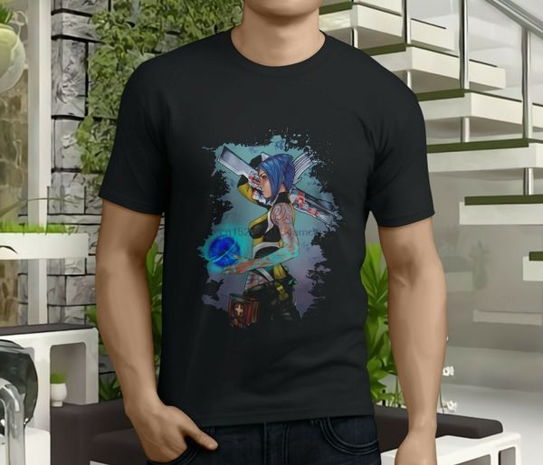 

new cool borderlands maya the siren splatter men's black t-shirt size s-3xl sport hooded sweatshirt hoodie