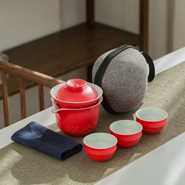 

tangpin черный чай посуда для путешествий наборы с 3 стаканами портативный путешествия чайный сервиз drinkware tangpin черный jllmpu mx_home