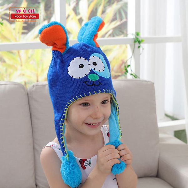 

magic baby hat toys for kids animal monster action bonnet elf infant funny toy hats children christmas gift 1028, Yellow