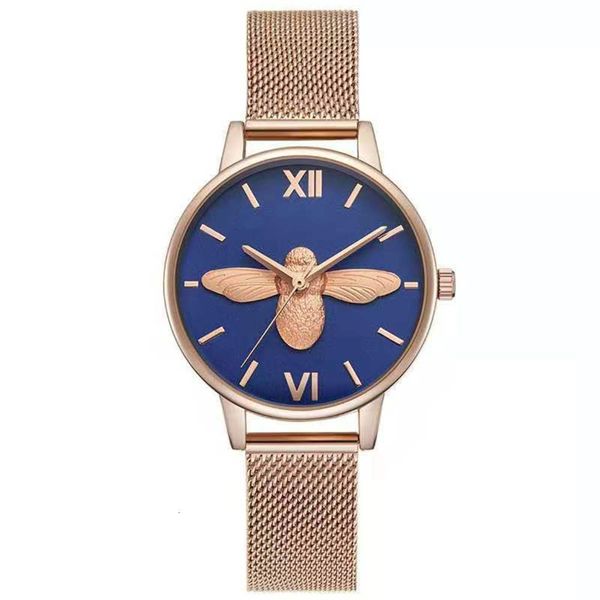 

2020 new little bee leisure fashion trend stainless steel quartz student ladies watch on sale