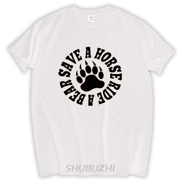 

sport new arrival short sleeve cotton gay bear pride save a horse ride a bear men's t-shirt men t shirts low price
