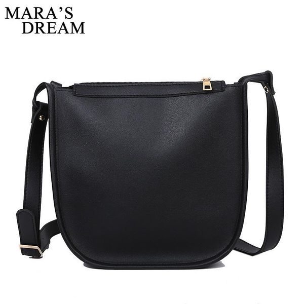 

mara's dream 2020 new solid color fashion autumn female bag simple large-capacity one-shoulder all-match messenger bucket bag