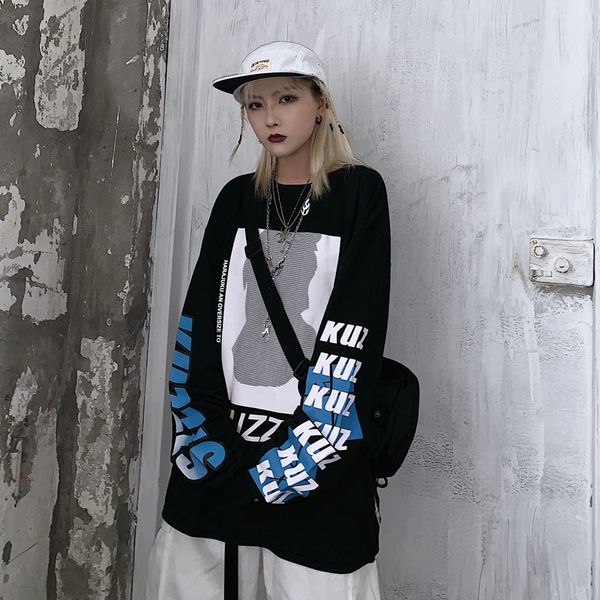 

autumn 2021 and winter new black loose longer velvet shirt female tide 1 c4iz