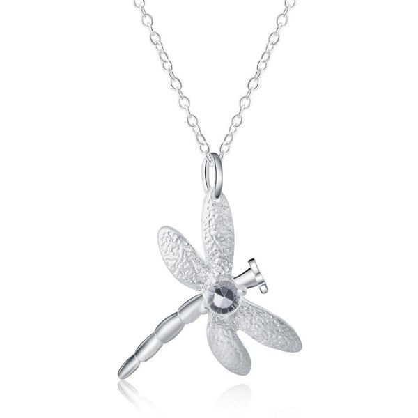 

silver for women cyrstal dragonfly pendant necklace jewelry silver jewelry fashion cute wedding party lover cute p011 h bbyzvr