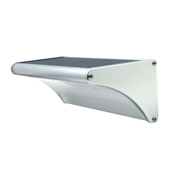 

aluminum solar wall light 24leds 48leds 60leds radar sensor outdoor waterproof garden lamp security light