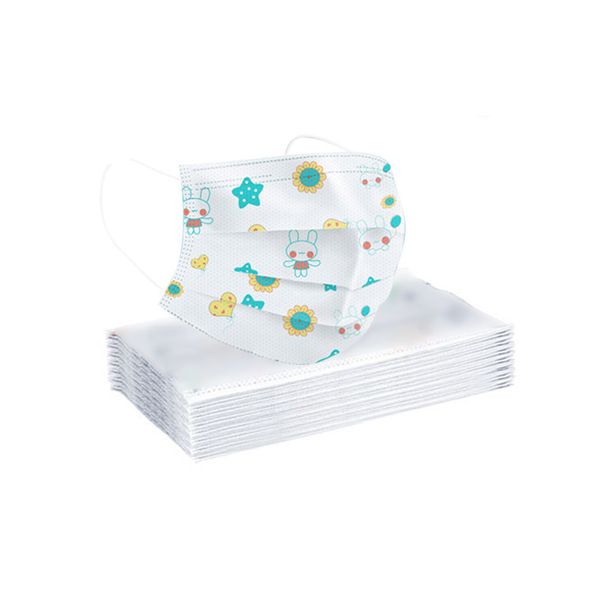 

children 3ply loop industrial newdisposable ear mask masques enfants mascarillas face shield schutzmaske with design*p