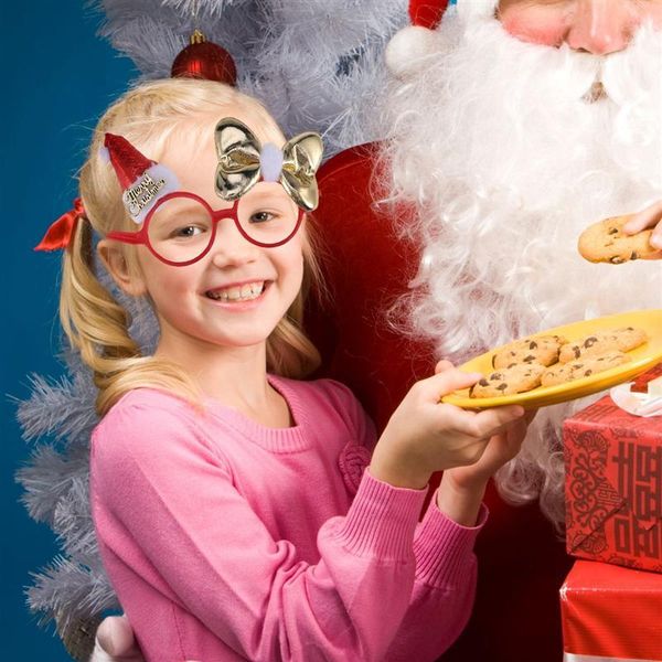 

1 шт. christams party party поставляет очки кадр santa photo pript party costume sunglass рамки декор для рождества a35 wmtxgf