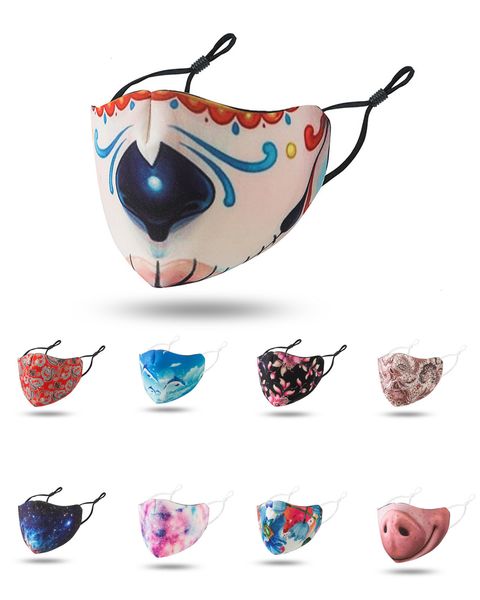 

designer pm2.5 simple black cotton cycling breathable mask face mouth masks ing