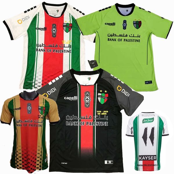 

20 21 cd palestino maillots de foot soccer jersey palestino home away 3rd 2020 2021 football shirt camiseta de futbol, Black;yellow