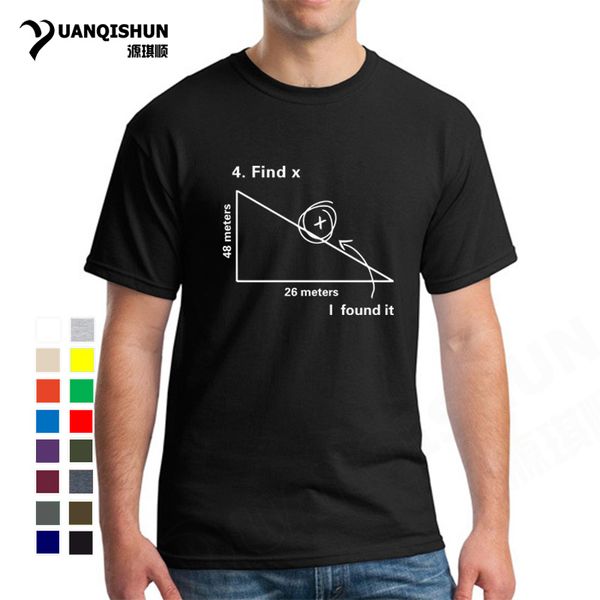 

sport find variable x math teacher funny t shirt 16 colors men short sleeve printed cotton cartoon t-shirt tees