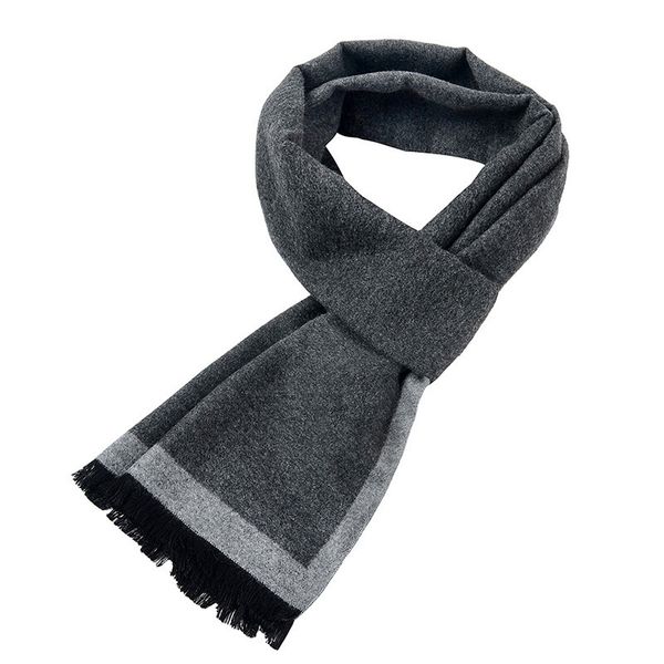 

peacesky] new brand winter men's gift gray striped scarves business gentleman,cashmere scarf ,men scarves,bufanda 201018, Blue;gray
