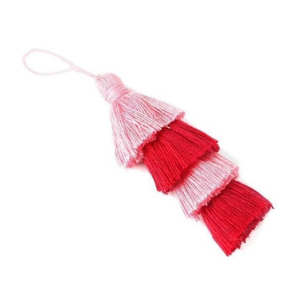 

1pc 4 layers design cotton tassel pendant silk tassel for home wedding decoration diy sewing curtain accessories h sqcphd