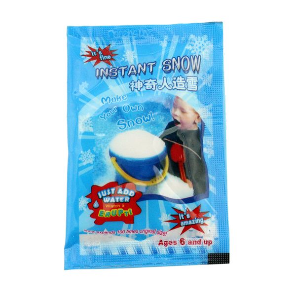 

filler snowflakes instant addition 1bag supplies diy polymer fake christmas decor artificial snow for kids toy