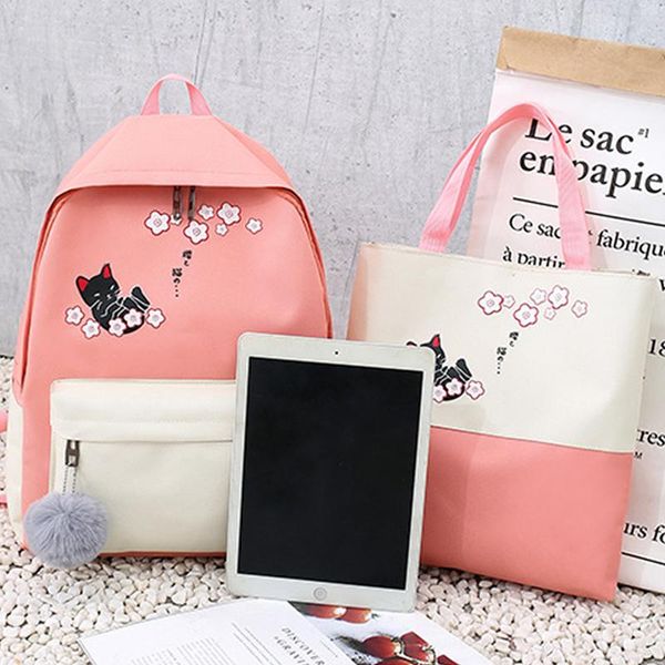 

new large schoolbag cute student school backpack printed waterproof bagpack primary school cute book bags for teenage girls kids