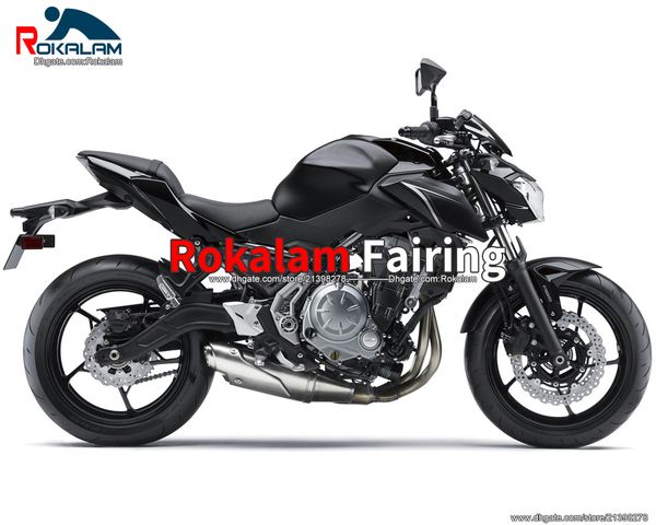 

z650 bodywork for kawasaki z 650 2017 2018 2019 body shell 17 18 19 black motorcycle cover kit fairings (injection molding)
