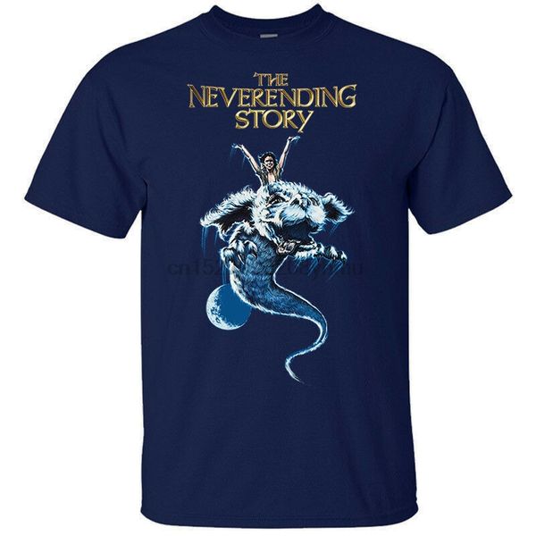

the neverending story 1984 movie poster navy t-shirt 100% cotton sizes s-5xl v5 sport hooded sweatshirt hoodie