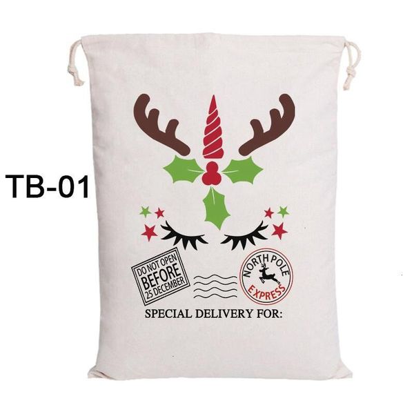 

bag factorye4c4christmas 5 drawstring santa styles sack canvas candy bags for kids gifts