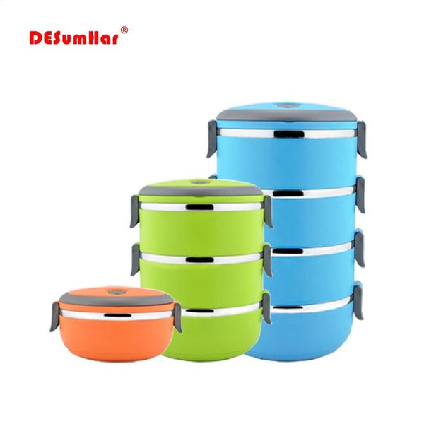 

многофункциональный 1 2 3 4 слоя из нержавеющей стали бент обед boxinsulation еда контейнеры бенту коробки закуска пикник коробка кухня sqcj