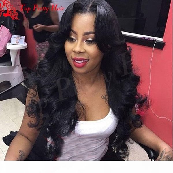 

парик фронта бразильского wet и волнистые полные парики шнурка волос девственницы glueless lace long black волнистые дешевые человеческих во, Black;brown