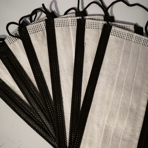 

layer dust masks disposable anti 3 black mask masks in breathable ply non-woven filter stock mouth fa gxacm asnkf ciofx