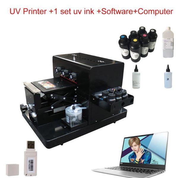 

printers a4 uv printer phone cover flatbed for acrylic wood metal glass pvc printing machine1
