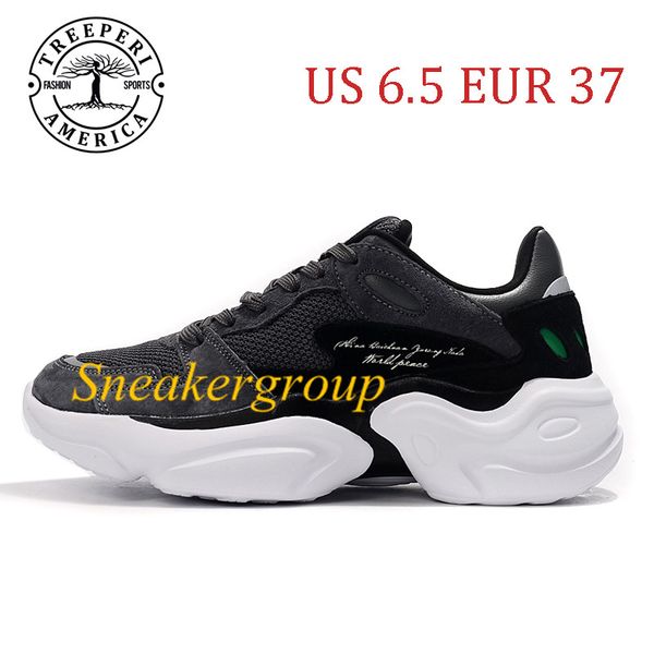 

treeperi fashion chunky 4.0 soft sole running shoes obsidian green us 6.5 eur 37 for women trainers