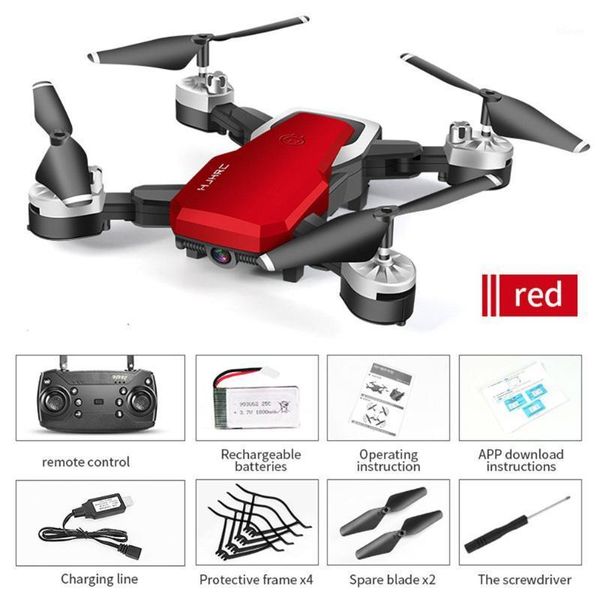 

hj28 foldable rc drone 4 channels wifi 2mp/5mp fpv camera drone altitude hold gesture po/video rc quadcopter helicopter model1