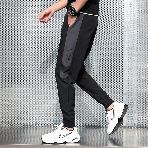 

z62ha men's clothing agent 2020 spring and summer new thin casual pants casual pants korean slim men's corset capris pgmfq, Blue