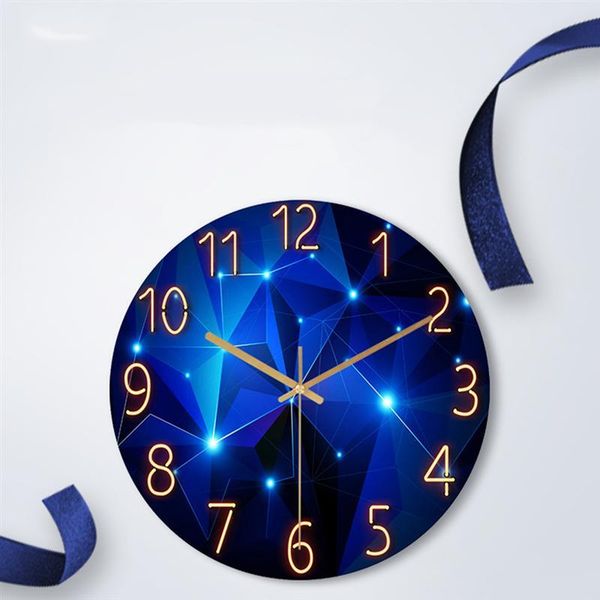 

glass quartz wall clock modern silent clock hanging decor for living room bedroom office wall art decorations home decor