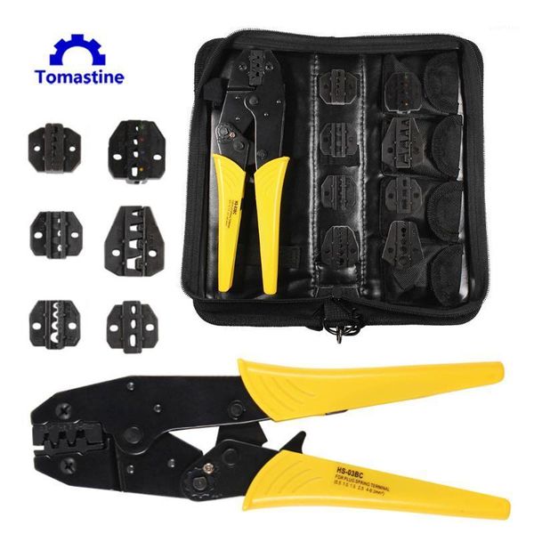 

hs-03bc - hs-08bc crimping pliers clamp sets combination of electrician wire hand tools pressure clamp with replacement head1