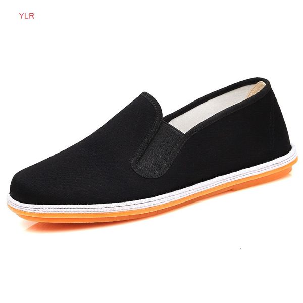 

handmade middle-aged black casual deodorant light cloth shoes for men