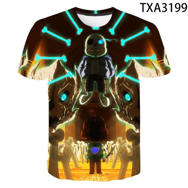 

new boy girl games undertale cool 3d print shirts harajuku anime humor men clothing