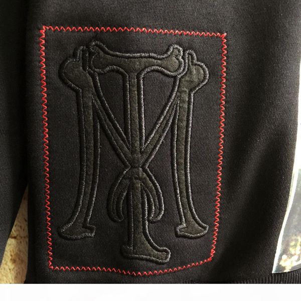 

mens designer shining rhinestone scarface hoodie fashion sweatshirt casual men women pullover couple street sweater quality, Black