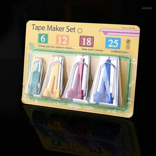 

sewing notions & tools accessories bias tape makers - 5 size 6mm 9mm 12mm 18mm 25mm binding maker tool sets1, Black
