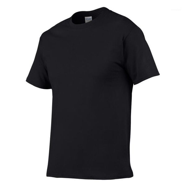 

100% de color slido de tamao europeo para hombre, camisetas blancas negras, 2020, camiseta verano para chico, hip hop,1, White;black