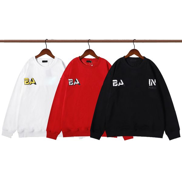

fashion mens hoodie man women designer hoody letter printe sweatshirt for men sweater thick hoodies pullover long sleeve streetwear asian si, Black