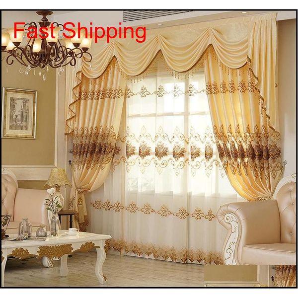 

curtains for living dining room bedroom new european style water soluble embroidery curtain tulle valance f qylcql pets2010