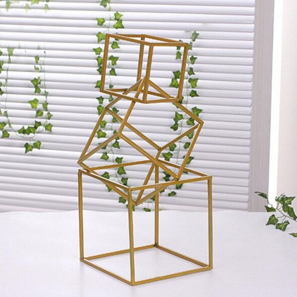 

3pcs gold flower vase floor vases column stand metal road lead wedding centerpiece flower rack for event party decoration1