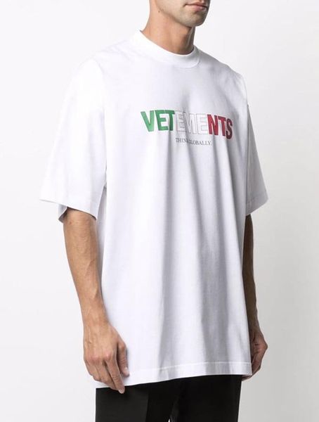 

22ss europe vete tshirt fashion mens oversized tee t-shirts women clothes casual cotton tee eu size, White;black