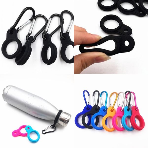 

soft water bottle buckle outdoors kettle buckles silicone metal carabiner hanging hook backpack drinks outdoor tools 1 5lt d2