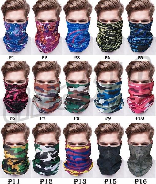 Máscaras ao ar livre multi-função lenço principal Perfeitamente Headband Scarf Bandanas Ciclismo Máscaras esqueleto partido lenço Magia Máscaras Eea1592