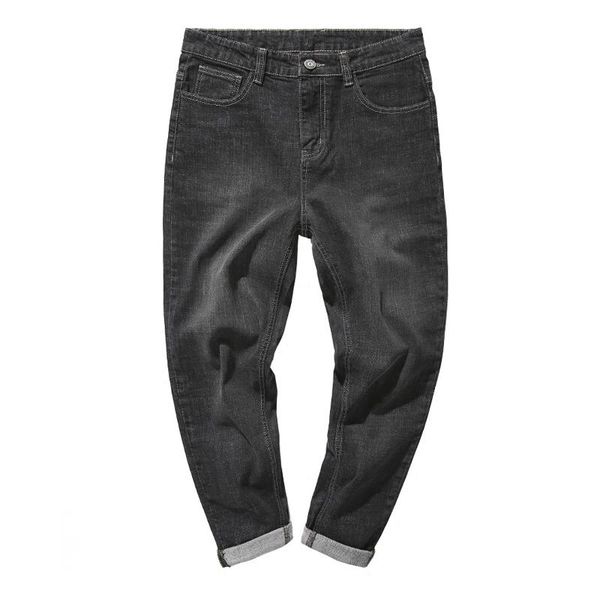

men's jeans men baggy autumn and winter korean style all-match stretch pants plus size fat harem trousers distressed, Blue