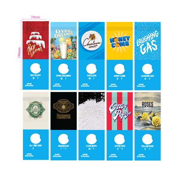 

empty 2g blunt bag tube packaging ooh lala lemonade blunt indoor flower prerolls