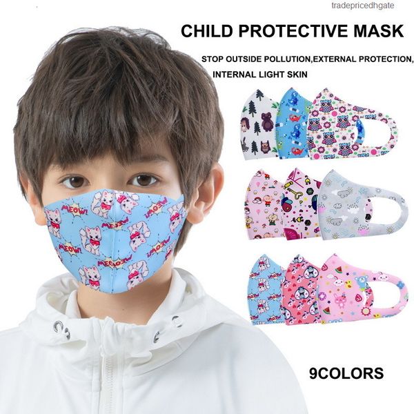 

kids face pcs anti dust 100 mouth cover mask pm2.5 dustproof anti-bacterial washable reusable sponge protective masks 12