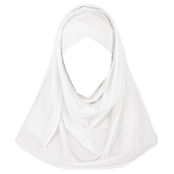 

scarves milk filer solid color 2in1 turban hat instant scarf muslim hijab cap head wrap m7dd, Blue;gray