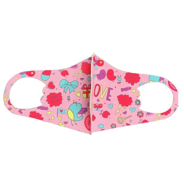 

1 шт. красочные ротовые шапки моющиеся унисекски рта маски многоразовые пыли 3d дизайн розовые детские маски ткань рот крышка sqcqlb