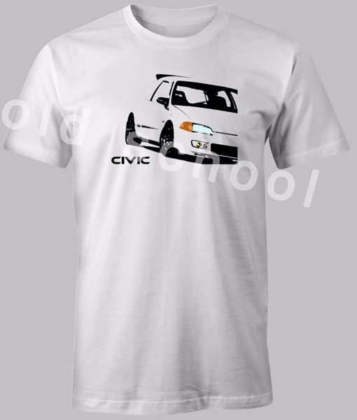 

sport 2019 fashion short sleeve tee o neck short sleeves t-shirt civic eg 1991-1995 fifth generation custom printing t shirt